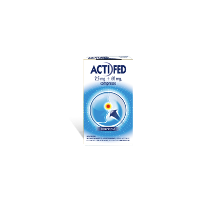 ACTIFED*12CPR 2,5MG+60MG